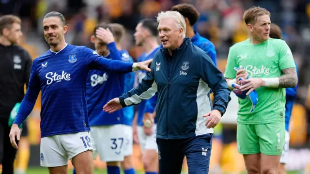 Jack Grealish and David Moyes