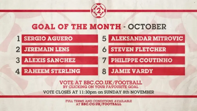 MOTD2 Goal of the Month