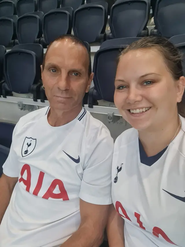 Two Tottenham fans