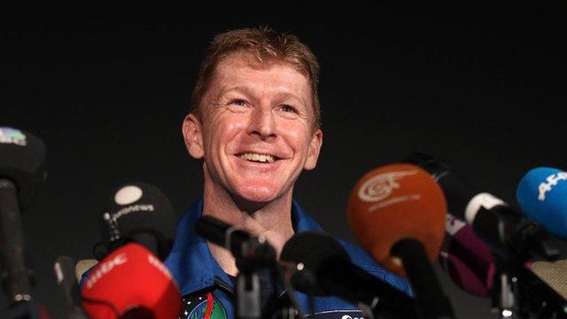 British astronaut Tim Peake