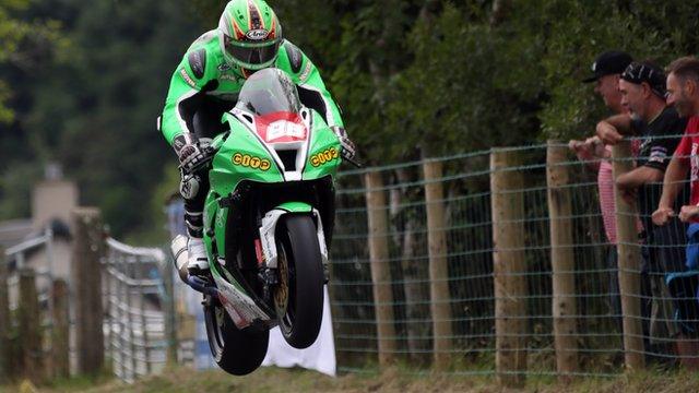 Derek McGee will be on pole for a number of Saturday's races at Armoy