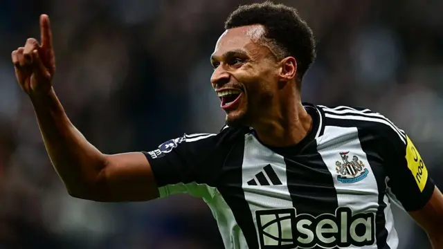 Jacob Murphy celebrates goal
