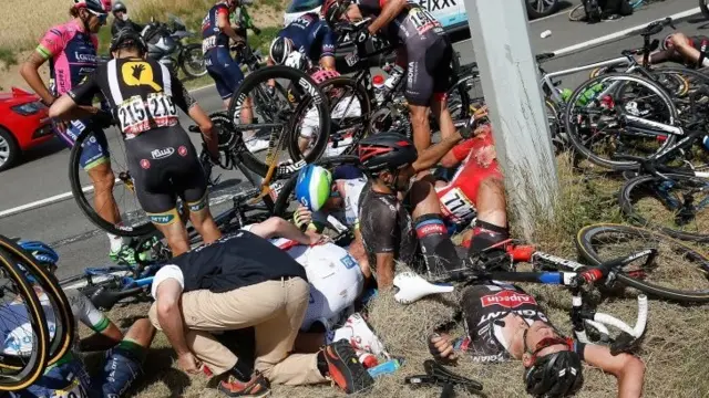 Tour de France crash