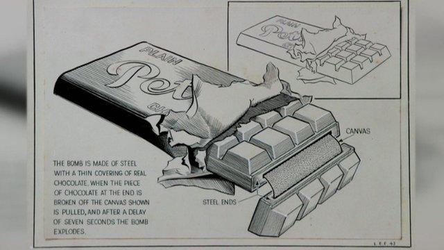 Design of an exploding chocolate bar