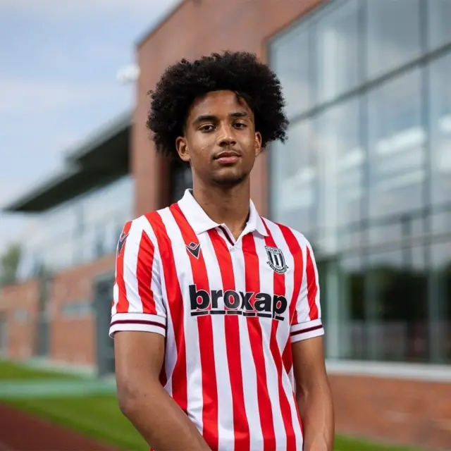 Stoke City defender Jaden Dixon