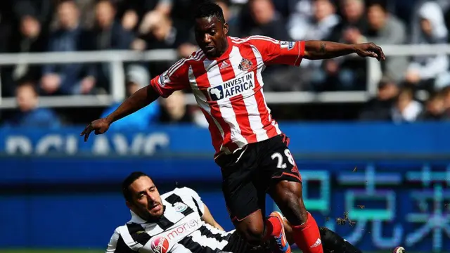 Sessegnon in action against Newcastle 