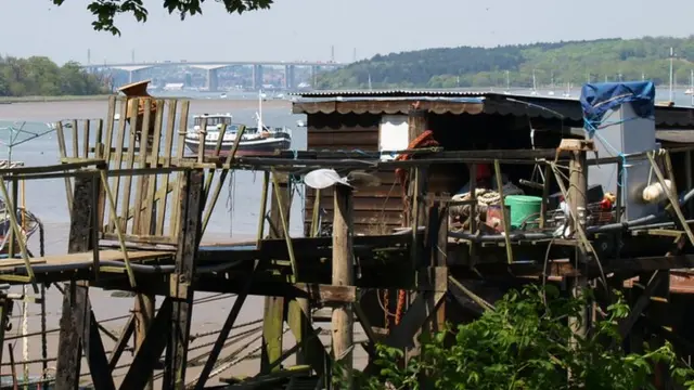 Orwell Bridge and river