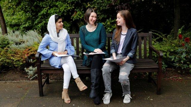 Malala A-level results