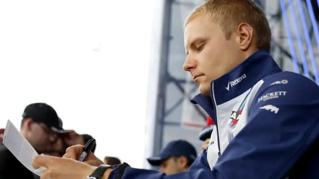 Williams F1 driver Valtteri Bottas