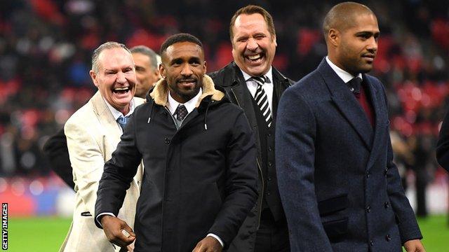 England legends at half-time