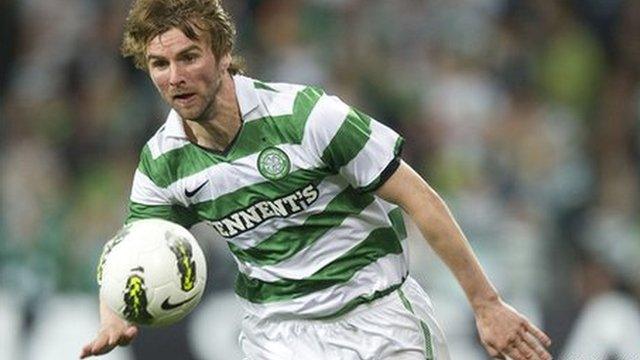 Celtic midfielder Paddy McCourt