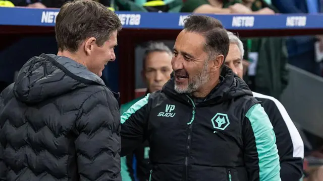 Oliver Glasner and Vitor Pereira