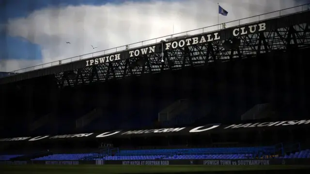 General view inside Portman Road