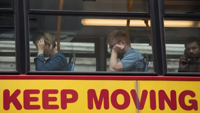 Bus at Victoria station