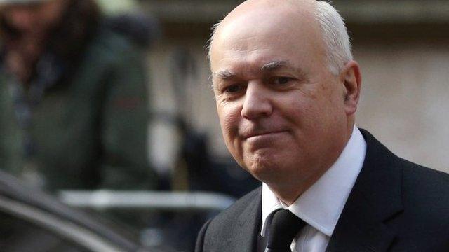 Work and Pensions Secretary Iain Duncan Smith