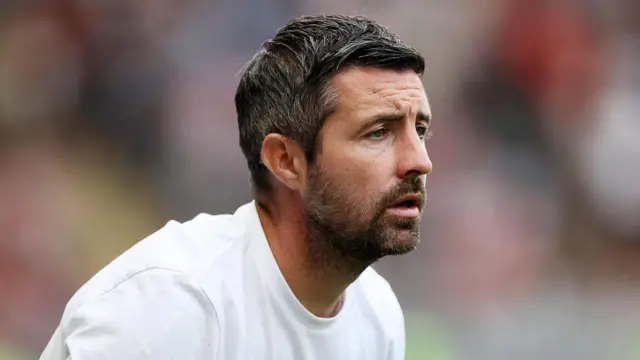 Alan Sheehan on the touchline 
