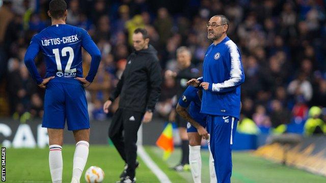 Ruben Loftus-Cheek and Maurizio Sarri