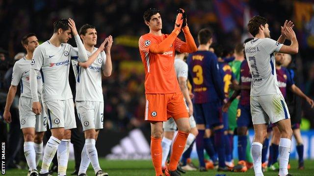 Chelsea conceded three goals in a Champions League game for the third time this season