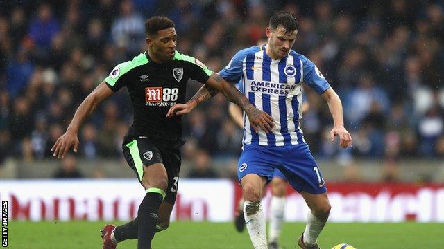 Gross had five key passes in the game - beaten only by Ibe (6) and he was involved in both goals for Brighton.