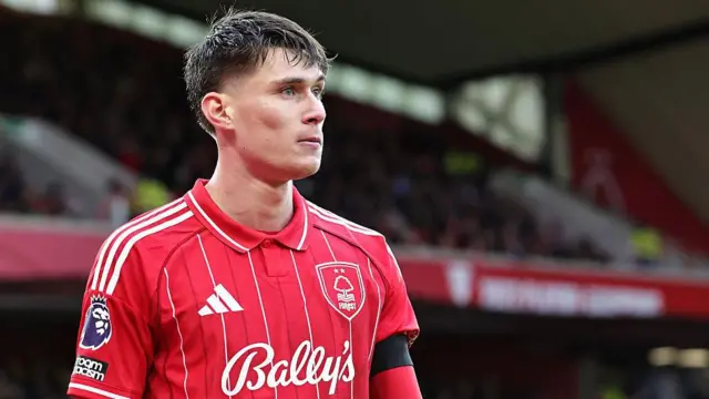 Nicolo Savona of Nottingham Forest