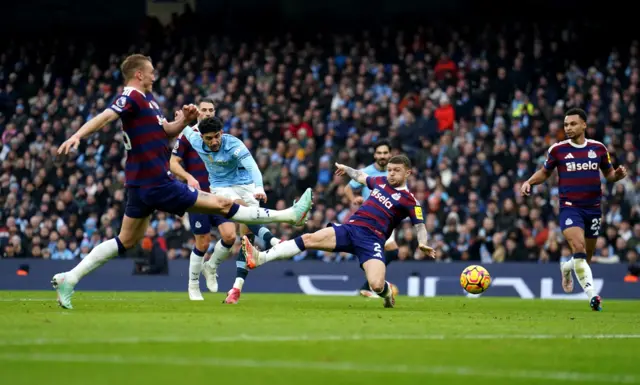 Omar Marmoush scores for Manchester City against Newcastle