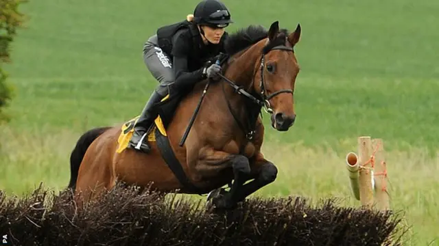 Victoria Pendleton riding out