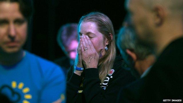 "Yes" voter reacts to referendum result