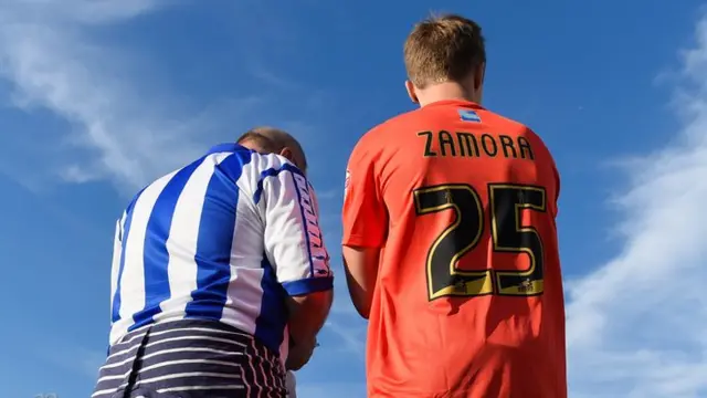 Brighton fan in Zamora shirt