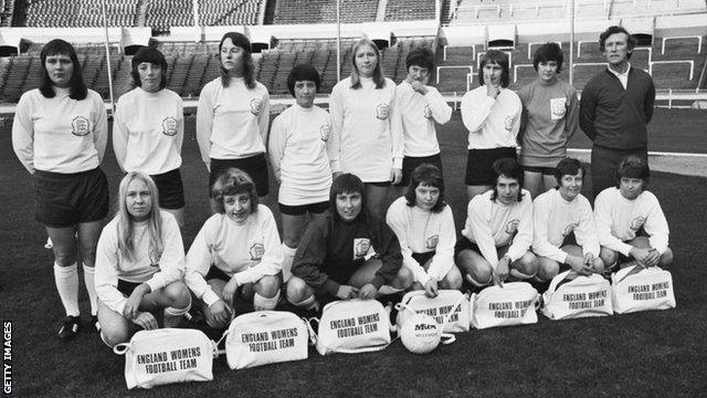 England Women's Training Session, 1972