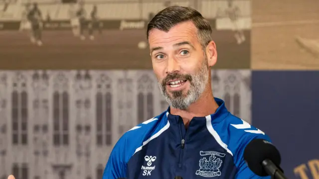 Kilmarnock manager Stuart Kettlewell