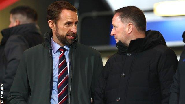 Gareth Southgate and Steve Holland