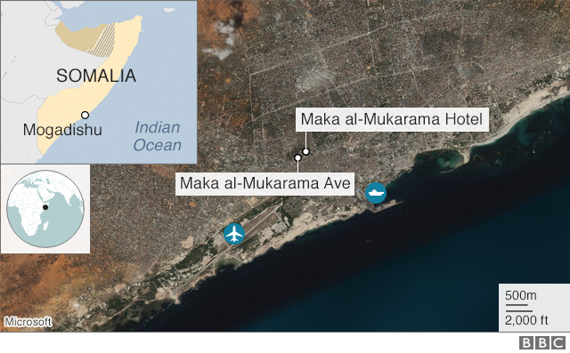 Map of Mogadishu