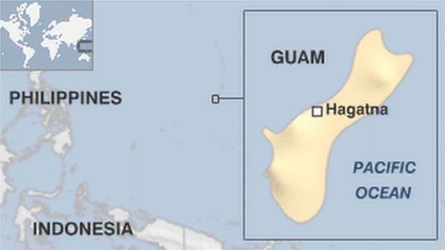 Map of Guam