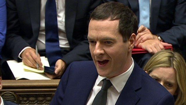 George Osborne at PMQs