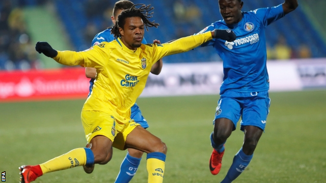 Loic Remy in action for Las Palmas