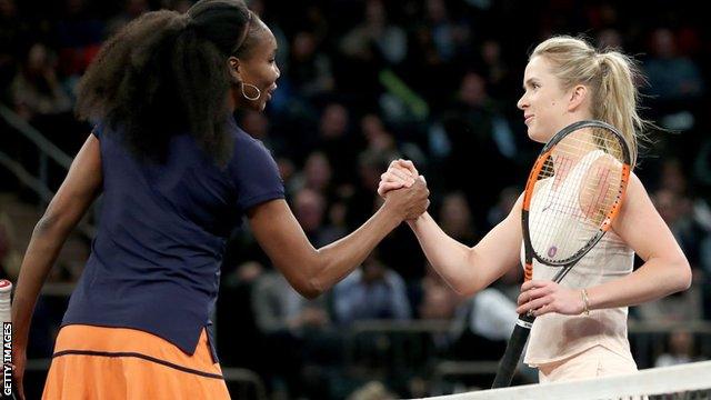 Elina Svitolina and Venus Williams