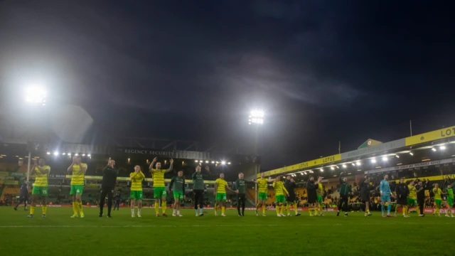 Carrow Road in the rain