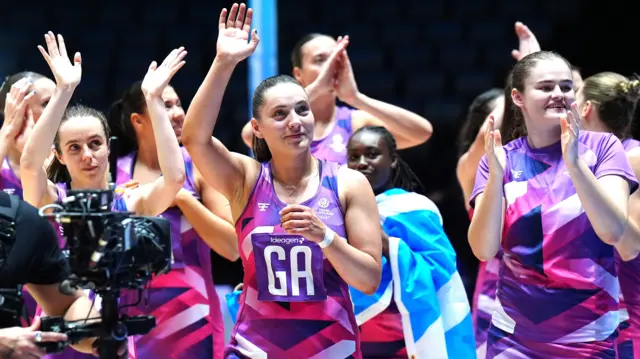 Scotland's netballers