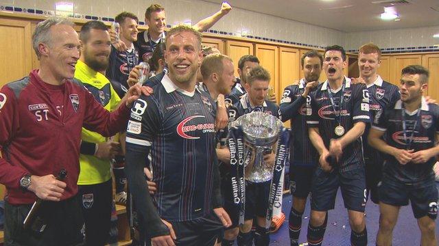 Ross County celebrate