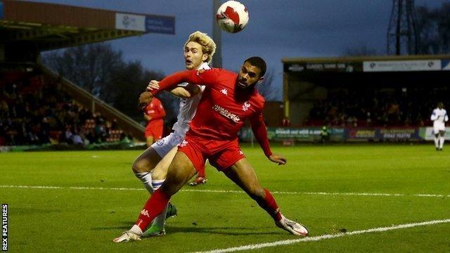 Kidderminster Harriers defender Alex Penny