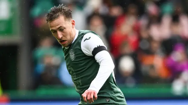 Hibernian midfielder Felix Passlack