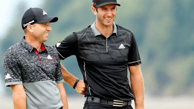 Sergio Garcia and Dustin Johnson