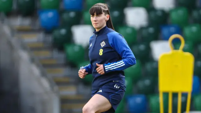 Toni-Leigh Finnegan in Northern Ireland training