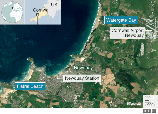 Newquay map