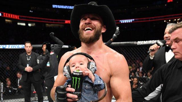 Donald Cerrone and his son Dacson 'Danger' Cerrone