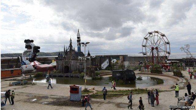 General view of Dismaland