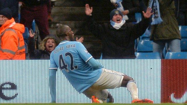 Manchester City's Yaya Toure