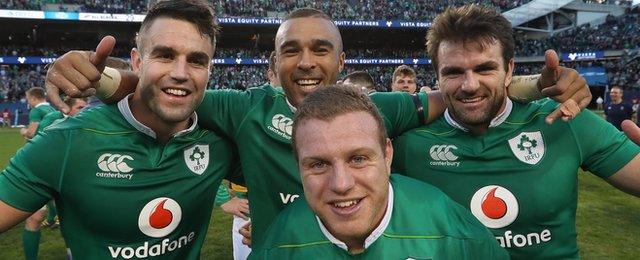 Conor Murray, Simon Zebo, Jared Payne and Sean Cronin give Ireland's sparkling win over New Zealand the thumbs up