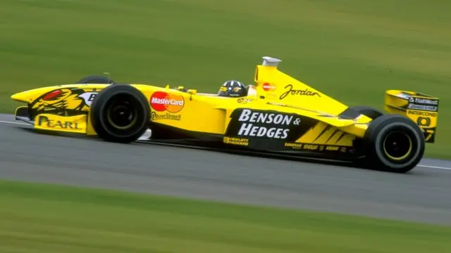 Damon Hill's 1999 Jordan during testing