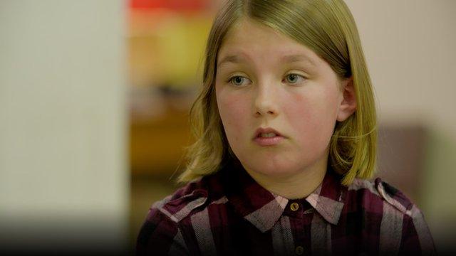 Nine-year-old Neve from Port Talbot